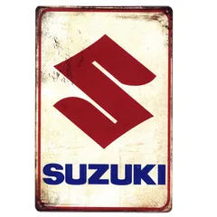 スズキ ロゴ 置物 青　SUZUKI  看板　レトロ　ヴィンテージ　当時物 スズキ ロゴ 置物 青 SUZUKI 看板 レトロ ヴィンテージ 当時物