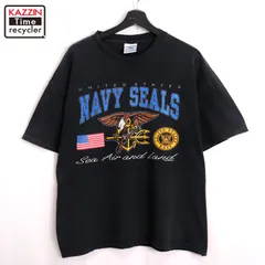 90s USA製 vintage TENNESSEE RIVER U.S.NAVY イーグル 半袖Ｔシャツ メンズ 表記XLサイズ