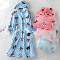 在庫処分 レディース秋冬ふわふわルームワンピースパジャマもこもこ暖かいかわいいプレゼント