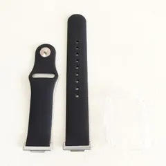 【2点セット】 Huawei Watch Fit 2 スポーツバンド「ブラック」+クリアケース TPUクリアケース リストバンド