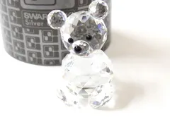 新品 未使用 SWAROVSKI フィギュリン ベア くま クリスタル スワロフスキー SWAROVSKI クリスタルフィギュア KRISベア