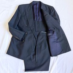 BURBERRY　バーバリー　スーツ　ブラック　ストライプ
