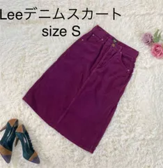 Lee  コーデュロイスカート　Sサイズ　パープル