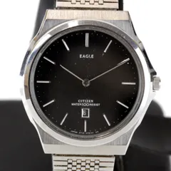 動作未確認『ジャンク』 CITIZEN  EAGLE 2710-273109 Y ラウンドフェイス クォーツ 黒文字盤 腕時計 クォーツ レディース