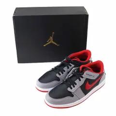NIKE ナイキ エア ジョーダン 1 LOW フライイーズ スニーカー 30.5cm DM1206-060 国内正規品 ブラック/セメントグレー/ホワイト/ファイヤーレッド イージーオン/オフ【送料無料】シューズ 靴 25140501