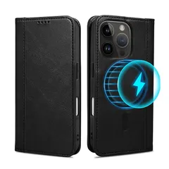 Rssviss iPhone 16 Pro 用 ケース 手帳型 MagSafe対応 iPhone16 Pro 用 手帳型ケース アイフォン16 プロ 用 ケース カード収納 スタンド機能 全面保護 衝撃吸収 スマホケース MagSafe 対応 内蔵マグネッ 0