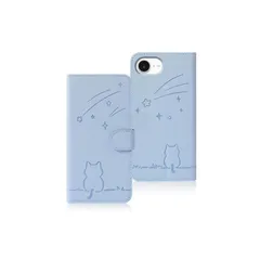 Rosbtib iPhone 16e ケース 手帳型 iPhone16e ケース 流れ星子猫 いphone16e ケース 可愛い 猫柄 ねこ iPhone16e 手帳型ケース 財布型 耐衝撃 アイフォン16e ケース 携帯カバー カード収納 iPhone 0