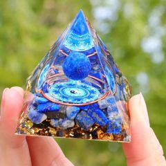 天然石オルゴナイト ラピスラズリ アクアマリン 水晶 - メルカリ