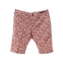 【中古】ピーティーゼロウーノ PT01 BERMUDA コットン 花柄 ショートパンツ オフホワイトxレッドxグレー【サイズ48】【メンズ】のサムネイル