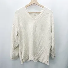 ◇ ⊇ LEPSIM レプシィム 長袖 ニット サイズF ホワイト系 レディース E  【1409100043587】