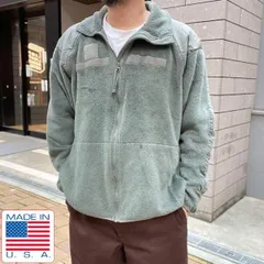 実物 米軍 ECWCS GEN3 LEVEL3 ポーラテック フリース ジャケット L-L USA製 アメリカ製 フォリッジグリーン 緑系 D148-18-0032ZVW