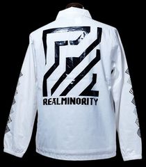 RealMinority リアルマイノリティー コーチジャケット (geometry) coach jacket カラー：ホワイト 11,980円(内税)