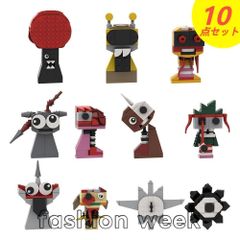 【Sprunki Lego 10点セット ！】スプランキー レゴ 互換 incredibox 収納袋1枚 ブロック外し1本 子供クリスマス プレゼントに最適 ギフト