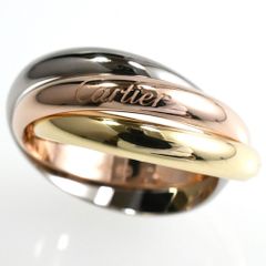Cartier カルティエ トリニティリング MM スリーカラー 3連リング K18 SIZE:60 AU750 クラシック 指輪