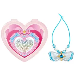 【中古】食玩 おもちゃ 1.アイドルハートブローチケース×プリキュアキラルンリボンブレスレット1セット 「キミとアイドルプリキュア♪ オシャレに変身♪アイドルプリキュアセット」