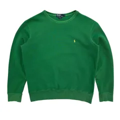中古 ポロバイラルフローレン Polo by Ralph Lauren ワンポイントロゴ スウェット 90s クリーニング済 メンズM