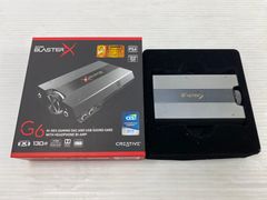 【中古品】Creative Sound BlasterX G6 サウンドカード USB DAC アンプ ゲーミング ヘッドホンアンプ ○YR-19091○