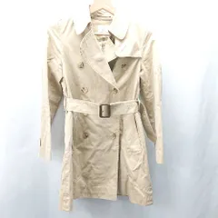 ◇ ⊇ BEAUTY&YOUTH UNITEDARROWS ウエストベルト付き ダブルボタン 長袖 トレンチコート サイズS ベージュ系 レディース E  【1503050037099】