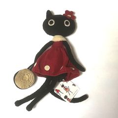 マタノアツコ Atsuko Ｍtano 黒猫ぬいぐるみ 大 jugKCw3VqpL6YCa5bR3ue6.jpg@jpg