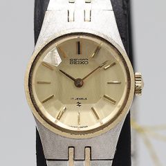 デッドストック級 稼働 美品 セイコー17-0710 シルバー文字盤 手巻 レディース腕時計 2000000 NSK ABC16263 KTU