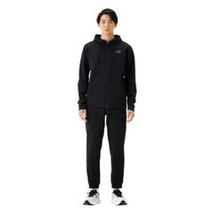 ニューバランス トレーニングウェア メンズ 上下 Newbalance Tenacity フリース ジャケット ロングパンツ セットアップ 裏起毛 スウェット  吸汗速乾 スポーツウェア 上下組  フルジップフーディ /MJ23020-AMP23022-BK