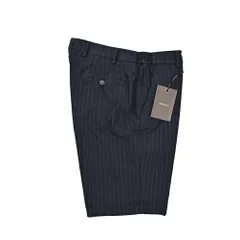 BERWICH ベルウィッチ / BER_MUDA ELAX-GD ストレッチコットン ノータックイージーショーツ 春夏 メンズ ネイビー 424173のサムネイル