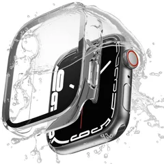 YAODLE Apple Watch ケース 44mm 対応 series se3/se2/se/6/5/4 アップルウォッチ カバー 防水・防塵 Apple Watch カバー PC素材 3D直角エッジデザイン 軽量 指紋防止 傷防止 頑丈 耐衝撃(Seri