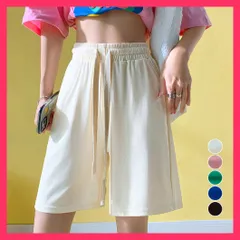 【スタッフおすすめ！】 ショートパンツ ハイウエスト 夏 韓国 総ゴムショーパン/楽ちんパンツ新作/リラックスパンツ レディースボトムス ハーフパンツ ウエ おすすめ おしゃれ　かわいい　人気 99YBH-001