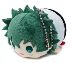 【中古】ぬいぐるみマスコット・ぬいぐるみバッジ 緑谷出久(私服ver.) 「僕のヒーローアカデミア THE MOVIE ヒーローズ：ライジング もちもちマスコット」 もちもちマスコットストアBOX購入特典