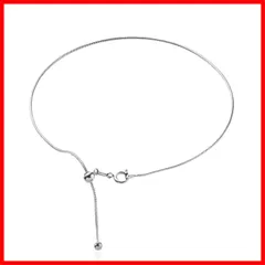 アンクレット レディース メンズ つけっぱなし 錆びない サージカルステンレス ステンレス アジャスター付き あずき ボックス 満点星 スネーク チェーン 鎖 細め 細い 華奢 シンプル シルバー ゴールド