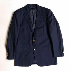 【期間限定特価】 レア✨BROOKS BROTHERS 紺ブレ リネン100% イタリア製 42R ジャケット・アウター