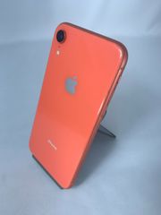 【中古・バッテリー劣化・画面キズ有・フレームキズ有】iPhone XR 64GB コーラル simロック解除済