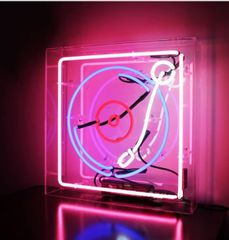 オリジナル　ネオンサイン Feeling アクリルケース取付簡単 オーダーメイド オーダーメイドネオンサイン Feeling アクリルケース ネオン管