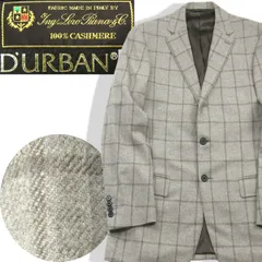 【新品】 D'URBAN × Loro Piana ／ ダーバン × ロロピアーナ　カシミヤ ジャケット 日本製 チェック柄 カシミア イタリア高級生地 CASHMERE ｜ 秋冬