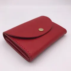 ⭐︎新春セール⭐︎  栃木レザー　ミニウォレット•財布　日本製　レッド