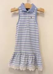 M2　ポロラルフローレン　POLO RALPH LAUREN　子供服　ワンピース　110cm　おすすめ　涼しげ　ノースリーブ　かわいい
