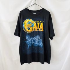 【L】90s ヴィンテージ 古着 ガイア幻想紀 Illusion of Gaia Tシャツ NINTENDO ニンテンドー ゲーム ブラック