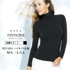 ハイネック長袖 インティミデア INTIMIDEA イタリア製 マイクロファイバー あったか インナー 防寒 冷え予防 スマートインナー