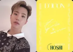 【中古】コレクションカード(男性) SEVENTEEN/HOSHI(ホシ)/裏面印刷サイン入り/「Dicon vol.12 SEVENTEEN 写真集 My Choice is… Specialバージョン」特典フォトカード