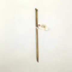 茶道具　銅製　火箸　時代箱　N 7635 茶道具 銅製 火箸 時代箱 N 7635