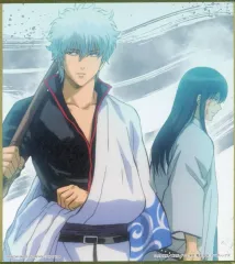 【中古】紙製品 C..坂田銀時＆桂小太郎 「ジャンボカードダス 銀魂 コレクタブル色紙 ～色紙は筆でいけ～」