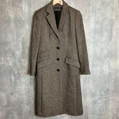 ラルフローレン チェスターコート アルパカ混 ツイード ヘリンボーン