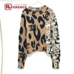 CHANEL シャネル セーター ココマーク レオパード P75361 カシミヤ ブラウンのサムネイル