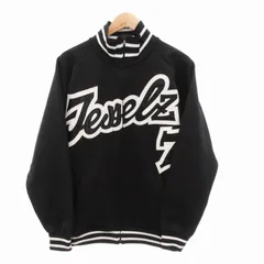 スワッガー SWAGGER スタジャン ジャケット ブルゾン ジップアップ ロゴ パッチ L 黒 ブラック /HO● 0129 ■GY18のサムネイル