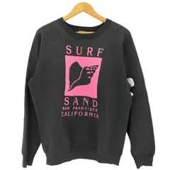 フルーツオブザルーム FRUIT OF THE LOOM 80s USA製  SURF SAND プリント ラグランスリーブ スウェット メンズ JPN：L 