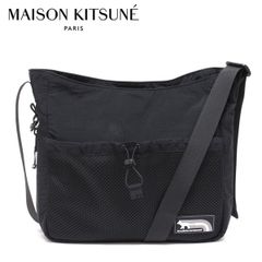 25SSモデル メゾン キツネ MAISON KITSUNE レディース フラッシュフォックス ショルダーバッグ【BLACK】 NM05172WQ4034 BLACK/【2025SS】l-bag