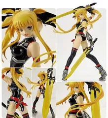 【中古】フィギュア モエコレPLUS No.11 フェイト・T・ハラオウン バリアジャケット 真・ソニックフォーム 「魔法少女リリカルなのはStrikerS」 1/7 PVC塗装済み完成品 ボークスショップ＆ホビー天国ウェブ限定