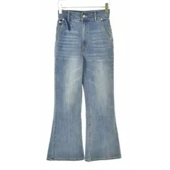 【CHICO】CHZ1021103A0001 裾スリットフレアデニムパンツ