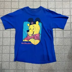 mikey ミッキー プーさん　ディズニー　キャラ　00s 90s Tシャツ　珍しい