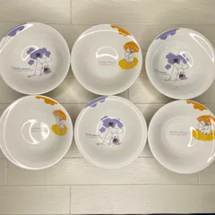 ムーミン　ムーミンパパ　ムーミンママ　サラダボウル　深皿　6枚セット